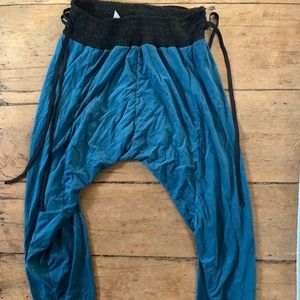 Free People suede harem pants
